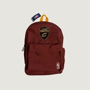 NBA Cleveland Cavaliers Backpack Maroon Red Team Logo School Bag NEW